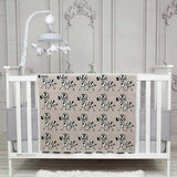 Grey Lots Of Zebras Woven Knitted Baby Blanket - Homeroots - Flyclothing LLC