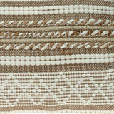 Linen And Brown Jute Throw Pillow - Homeroots - Flyclothing LLC