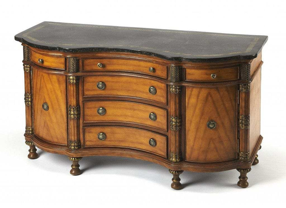 Traditional Style Wooden Credenza - Homeroots - Flyclothing LLC