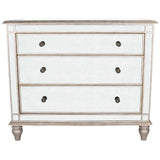 Rectangle Mirrored Three Drawer Console Storage Chest - Homeroots - Flyclothing LLC