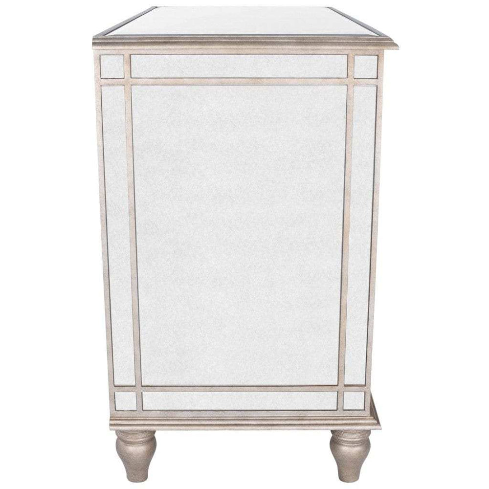 Rectangle Mirrored Three Drawer Console Storage Chest - Homeroots - Flyclothing LLC