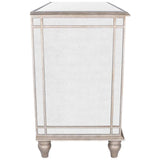 Rectangle Mirrored Three Drawer Console Storage Chest - Homeroots - Flyclothing LLC