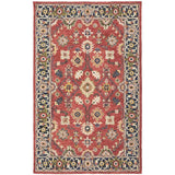 5' X 8' Red And Blue Bohemian Area Rug - Homeroots - Flyclothing LLC
