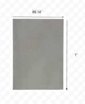 6" Round Grey Premier Rug Pad - Homeroots - Flyclothing LLC