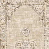 12' Runner Beige and Ivory Power Loom Runner Rug - Homeroots - Flyclothing LLC