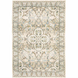 4' X 6' Beige And Ivory Medallion Area Rug - Homeroots - Flyclothing LLC