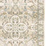4' X 6' Beige And Ivory Medallion Area Rug - Homeroots - Flyclothing LLC