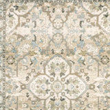 8' X 10' Beige And Ivory Medallion Area Rug - Homeroots - Flyclothing LLC