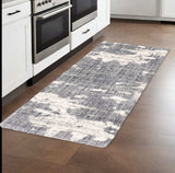 2' X 8' Grey And Ivory Grey Matter Runner Rug - Homeroots - Flyclothing LLC