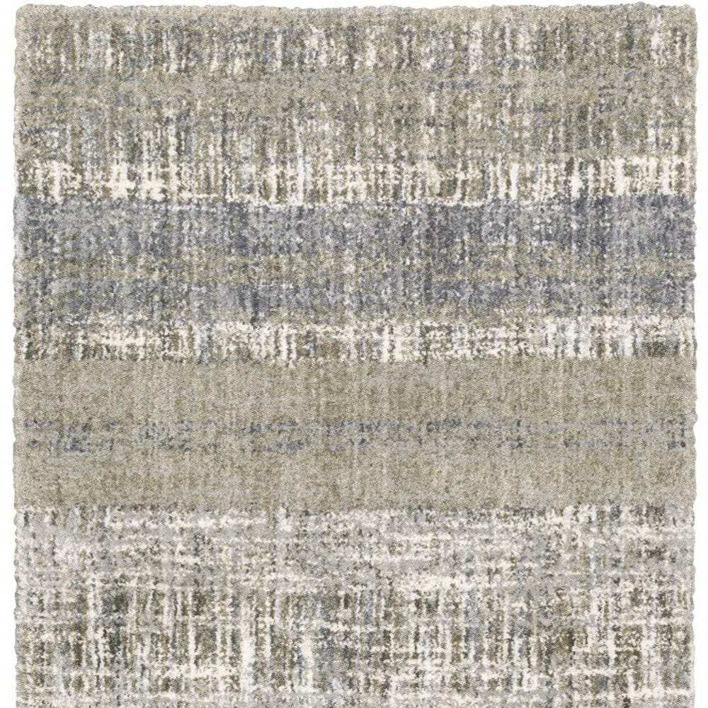 5' X 8' Grey And Ivory Abstract Lines Area Rug - Homeroots - Flyclothing LLC