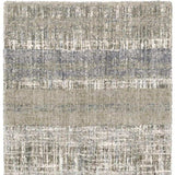 7' X 9' Grey And Ivory Abstract Lines Area Rug - Homeroots - Flyclothing LLC