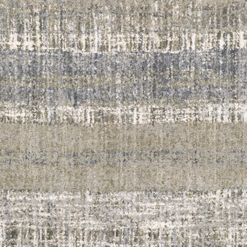 8' X 10' Grey And Ivory Abstract Lines Area Rug - Homeroots - Flyclothing LLC