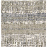 9' X 12' Grey And Ivory Abstract Lines Area Rug - Homeroots - Flyclothing LLC