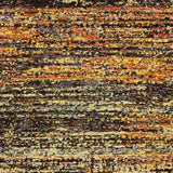 2' X 8' Gold And Slate Abstract Runner Rug - Homeroots - Flyclothing LLC