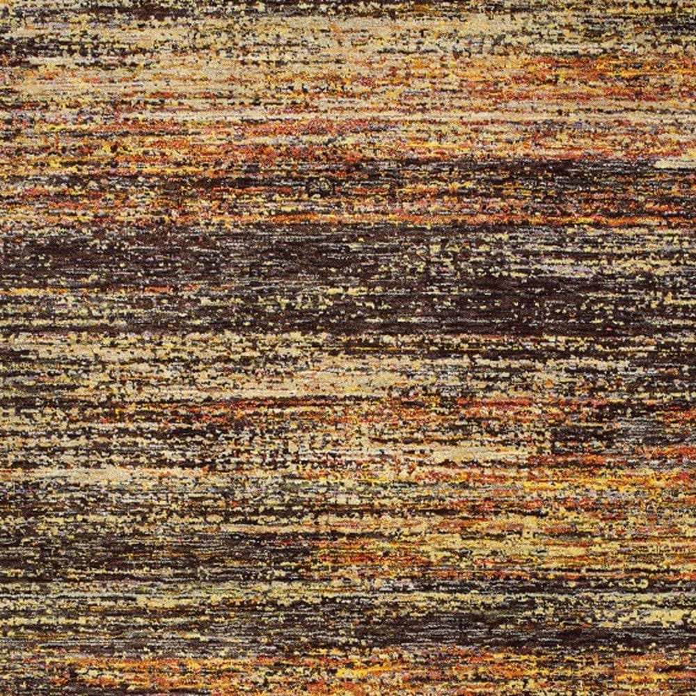 8' X 10' Gold And Slate Abstract Area Rug - Homeroots - Flyclothing LLC