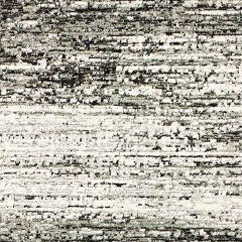 12' Ash And Slate Abstract Runner Rug - Homeroots - Flyclothing LLC