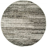 7' Round Ash And Slate Abstract Area Rug - Homeroots - Flyclothing LLC