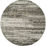 7' Round Ash And Slate Abstract Area Rug - Homeroots - Flyclothing LLC