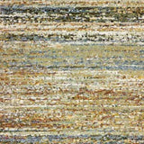 2' X 8' Gold And Green Abstract Runner Rug - Homeroots - Flyclothing LLC