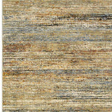 9' X 12' Gold And Green Abstract Area Rug - Homeroots - Flyclothing LLC