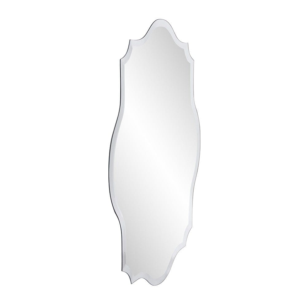 32" Clear Scalloped Edges Unframed Accent Mirror - Homeroots - Flyclothing LLC