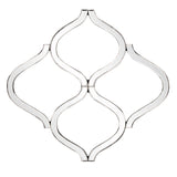 Interlocking Mirrored Curved Shapes With Beveled Edge - Homeroots - Flyclothing LLC