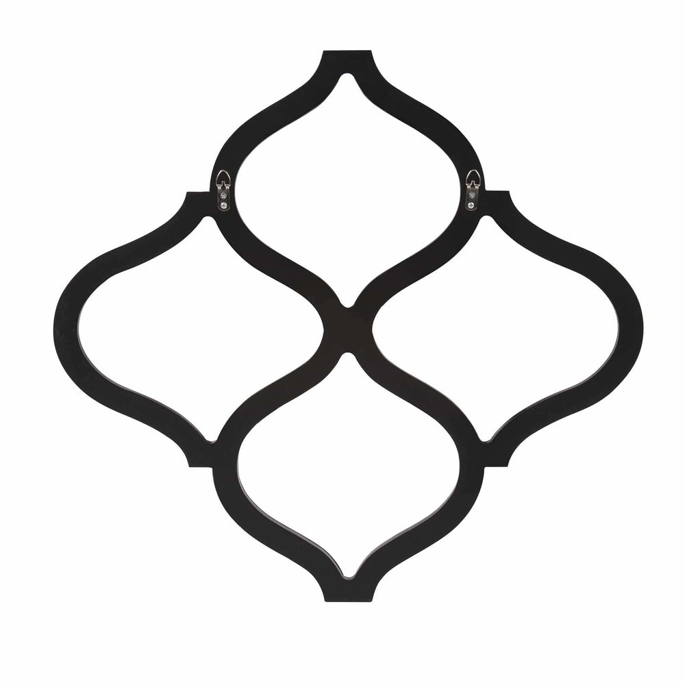 Interlocking Mirrored Curved Shapes With Beveled Edge - Homeroots - Flyclothing LLC