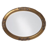 33" Gold Oval Framed Accent Mirror - Homeroots - Flyclothing LLC