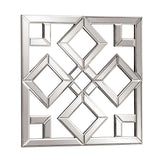 Interlocking Mirrored Squares With Lattice Design - Homeroots - Flyclothing LLC