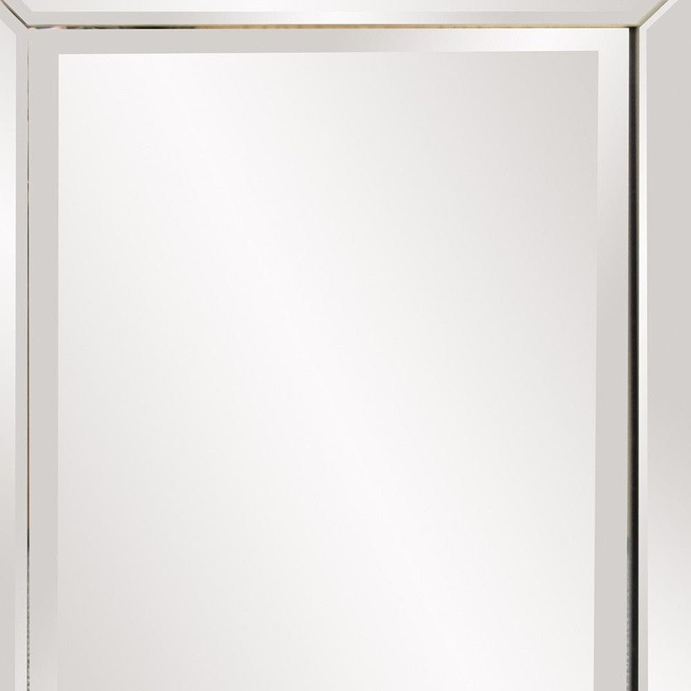 24" Clear Beveled Edge Frame Accent Mirror - Homeroots - Flyclothing LLC