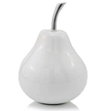 White Jumbo Pear Shaped Aluminum Accent Home Decor - Homeroots - Flyclothing LLC