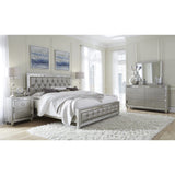 58" Silver Solid Wood Six Drawer Double Dresser - Homeroots - Flyclothing LLC