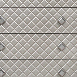 Champagne Toned Chest With Tapered Acrylic Legs And 5 Drawers - Homeroots - Flyclothing LLC