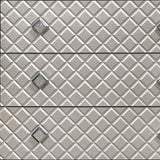 Champagne Toned Chest With Tapered Acrylic Legs And 5 Drawers - Homeroots - Flyclothing LLC