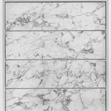 Modern White Chest With 5 Faux Marble Detailed Front Drawer. - Homeroots - Flyclothing LLC