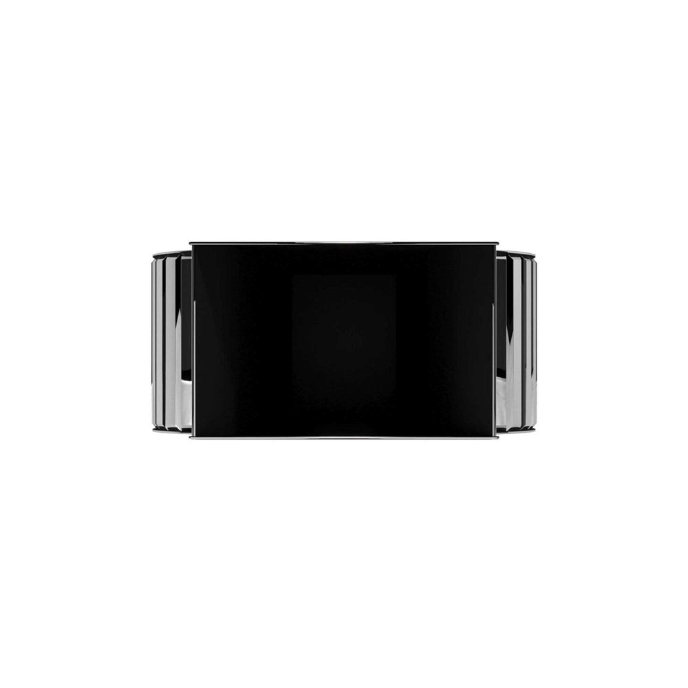 Curvy Art Deco Style Mirrored Vase - Homeroots - Flyclothing LLC