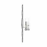 Silver and Clear Modern Bling Mirrored Wall Sconce - Homeroots - Flyclothing LLC