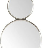 Silver and Clear Modern Bling Mirrored Wall Sconce - Homeroots - Flyclothing LLC