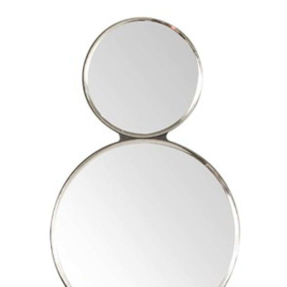 Silver and Clear Modern Bling Mirrored Wall Sconce - Homeroots - Flyclothing LLC