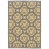 Gray Moroccan Indoor Outdoor Area Rug - Homeroots - Flyclothing LLC