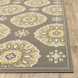 Gray Moroccan Indoor Outdoor Area Rug - Homeroots - Flyclothing LLC
