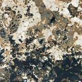 3' X 6' Ivory Navy Abstract Marble Indoor Area Rug - Homeroots - Flyclothing LLC