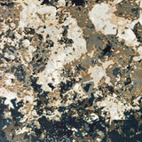 5' X 8' Ivory Navy Abstract Marble Indoor Area Rug - Homeroots - Flyclothing LLC