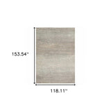 9' X 12' Gray Green Abstract Confetti Indoor Area Rug - Homeroots - Flyclothing LLC