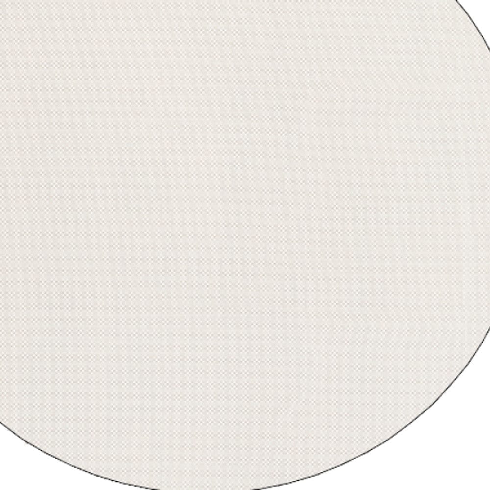 6" Round Beige Non Sip Rug Pad - Homeroots