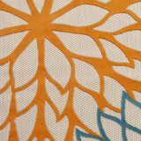 6' X 9' Green And Ivory Floral Indoor Outdoor Area Rug - Homeroots - Flyclothing LLC