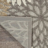 3' X 4' Gray And Ivory Floral Indoor Outdoor Area Rug - Homeroots - Flyclothing LLC