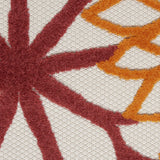 4' Round Green And Ivory Round Floral Indoor Outdoor Area Rug - Homeroots - Flyclothing LLC