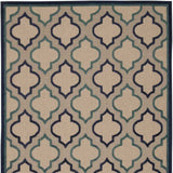 4' X 6' Blue And Ivory Geometric Indoor Outdoor Area Rug - Homeroots - Flyclothing LLC