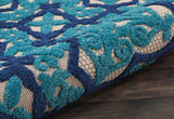 3' X 4' Blue And Ivory Moroccan Indoor Outdoor Area Rug - Homeroots - Flyclothing LLC